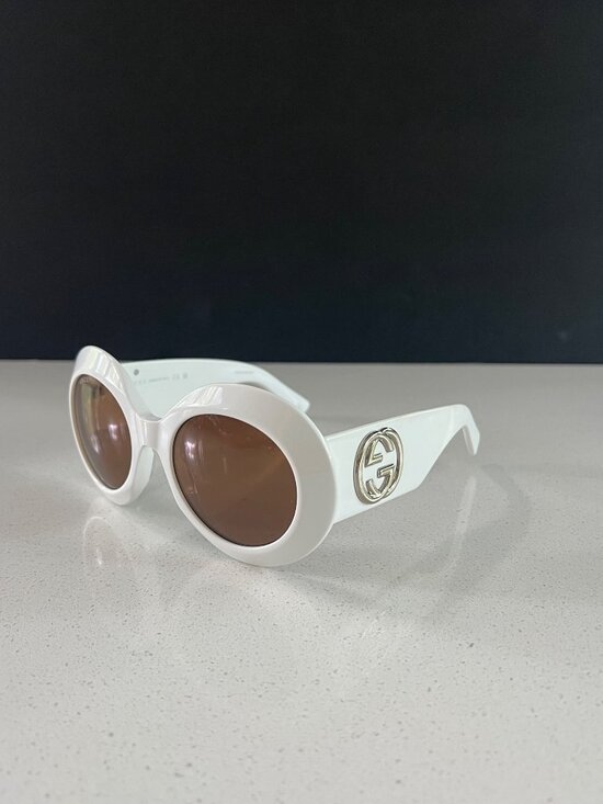 GUCCI Fashion Show 54MM WHITE Round Sunglasses GG1647S 003 main image 10